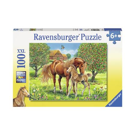 Ravensburger puzzel Paarden in de wei - 100 stukjes