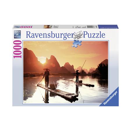 Ravensburger puzzel Vissers bij zonsondergang - 1000 stukjes