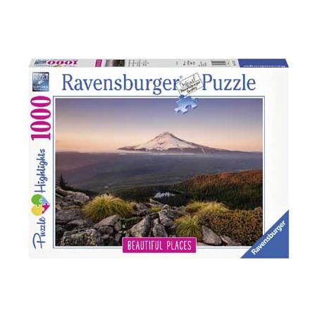 Ravensburger puzzel stratovulkaan Mount Hood - 1000 stukjes