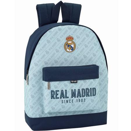 Real Madrid Rugzak blauw 43 x 32,5 x 15 cm - polyester