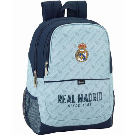Real Madrid Rugzak licht blauw 44 x 32 x 15 cm - polyester