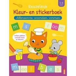 Reuzeleuk Kleur En Stickerboek Allereerste Woorden Vormen (5-6 jaar)