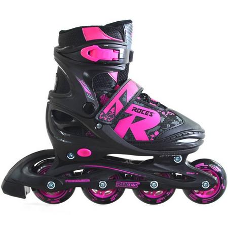 Roces inline skates Jokey 2.0 meisjes - maat 38-41 - zwart/roze