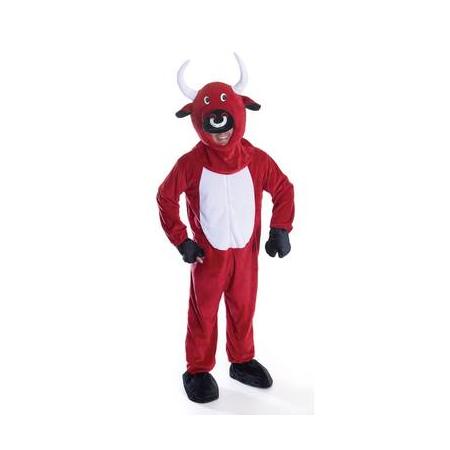 Rode stier kostuum voor volwassenen