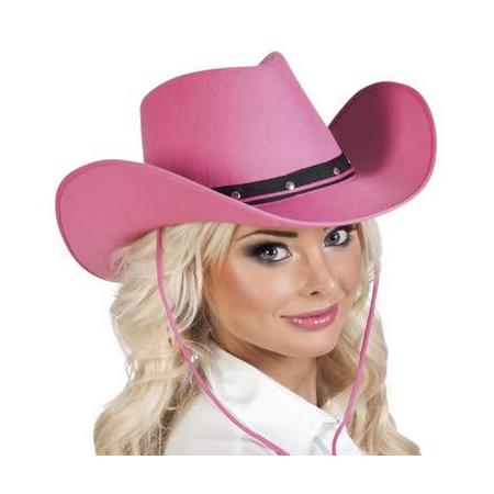 Roze cowboyhoed wichita voor dames