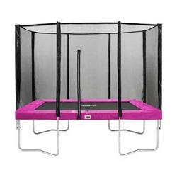 Salta Combo trampoline met veiligheidsnet rechthoekig - 153 x 213 cm - roze