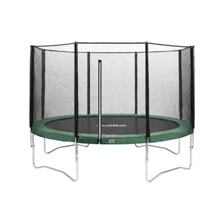 Salta Combo trampoline rond met veiligheidsnet - 366 cm - groen