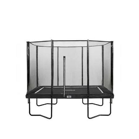 Salta Premium Black Edition trampoline rechthoekig met veiligheidsnet - 213 x 305 cm - zwart