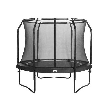 Salta Premium Black Edition trampoline rond met veiligheidsnet - 305 cm - zwart