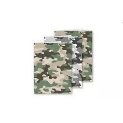 Schrift A5 lijn camouflage 3-pack