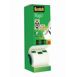 Scotch plakband scotch magic tape value pack met 8 rollen waarvan 1 gratis
