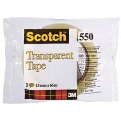 Scotch transparante tape 550 ft 15 mm x 66 m