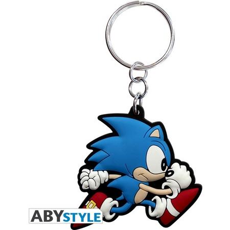 Sonic PVC Keychain - Running Sonic