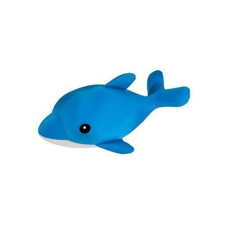Spandex Dolfijn Blauw 42cm