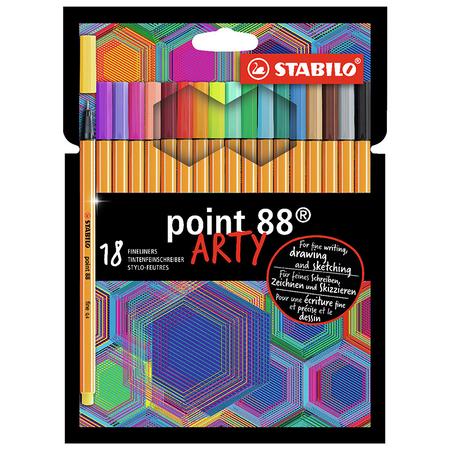 Stabilo Arty Point 88 box 18 stuks