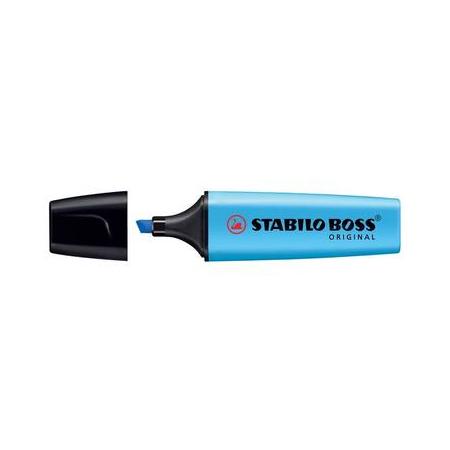 Stabilo Boss Original - Markeerstiften - 10 Stuks - Blauw