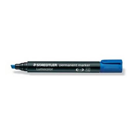 Staedtler permanente marker blauw, schrijfbreedte 2 - 5 mm, schuine punt