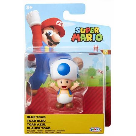 Super Mario Action Figure - Blue Toad