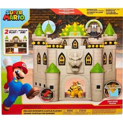 Super Mario Action Figure - Deluxe Bowser\s Castle Playset