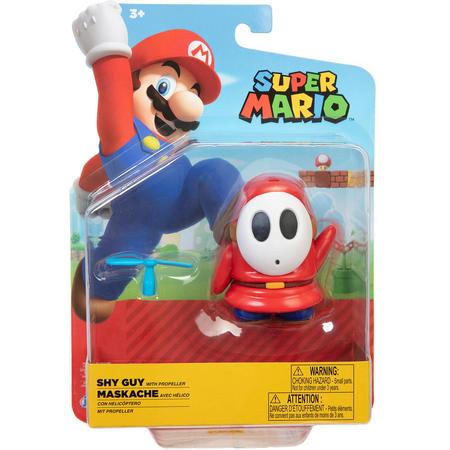 Super Mario Action Figure - Shy Guy with Propeller