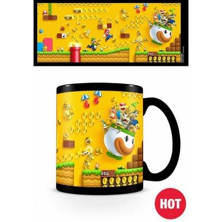 Super Mario Heat Change Mug - Coin Gold Rush