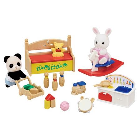 Sylvanian Families 5709 Baby\s speelkamer baby panda & konijn