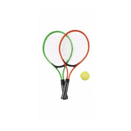 Tennis set groen/rood voor kinderen