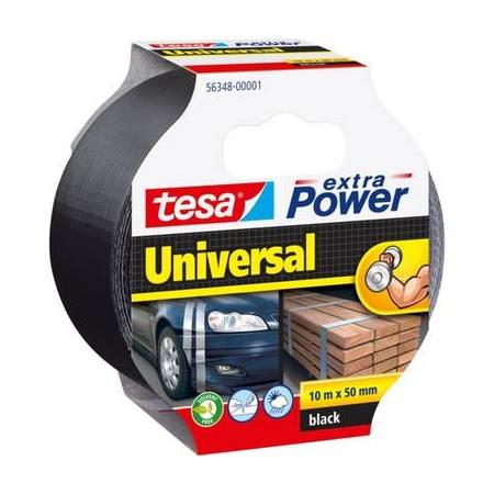 Tesa Extra Power Universal - Tape - 10 m x 50 mm - Zwart