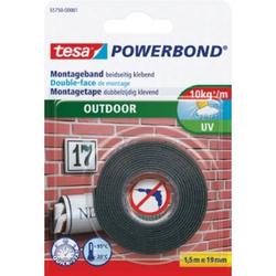 Tesa Powerband Outdoor montagetape 1,5 m x 19 mm, op blister