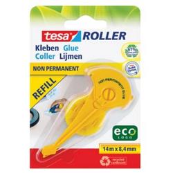 Tesa Roller navulling lijmroller niet-permanent ecoLogo, op blister