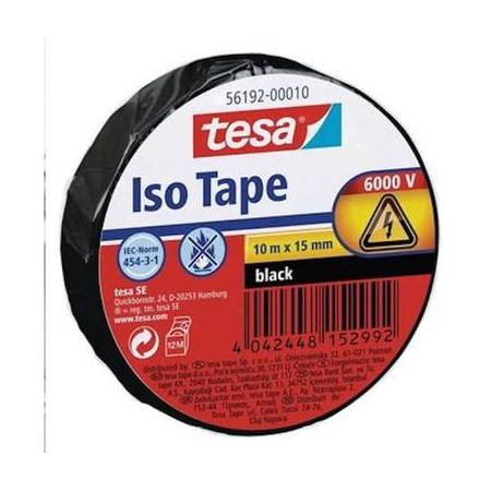 Tesa elektrische isolatie-tape, 20m x 19mm, zwart