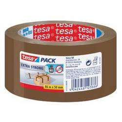 Tesa verpakkingsplakband Extra Strong, ft 50 mm x 66 m, PVC, bruin