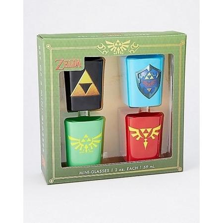 The Legend of Zelda - Square Shot Glasses 4-Pack