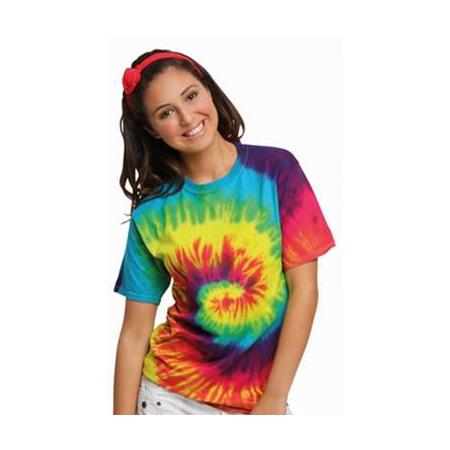 Tie-dye t-shirt rainbow 2xl