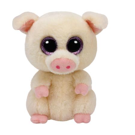 Ty Beanie Boo\s knuffel varken Piggley - 15 cm