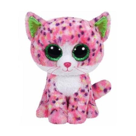 Ty beanie boo\s sophie pluche roze poes knuffel 15 cm
