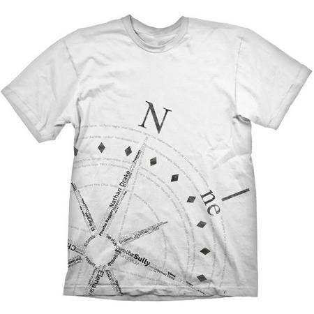 Uncharted 4: A Thief\s End T-Shirt Compass