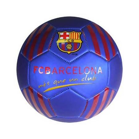 Voetbal metallic blauw - FC Barcelona