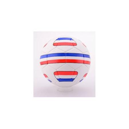 Voetbal rood wit blauw