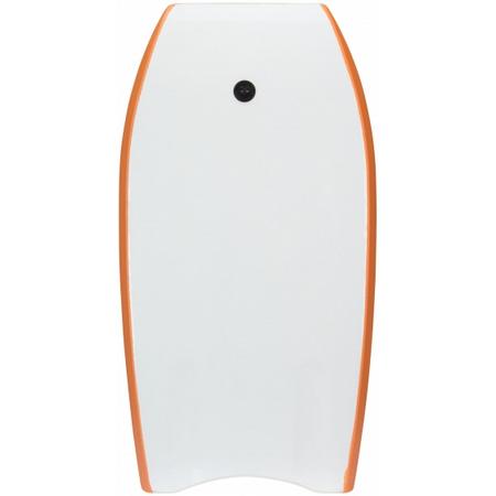 Waimea Bodyboard EPS Slick wit/oranje 93 x 48 cm