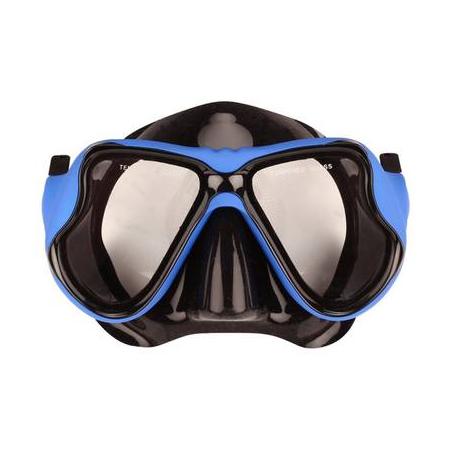 Waimea senior duik masker pro zwart/ kobalt blauw