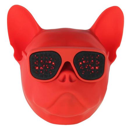 Wonky Monkey Bulldog draadloze speaker - rood