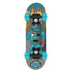 Xootz Mini skateboard 44 cm junior blauw