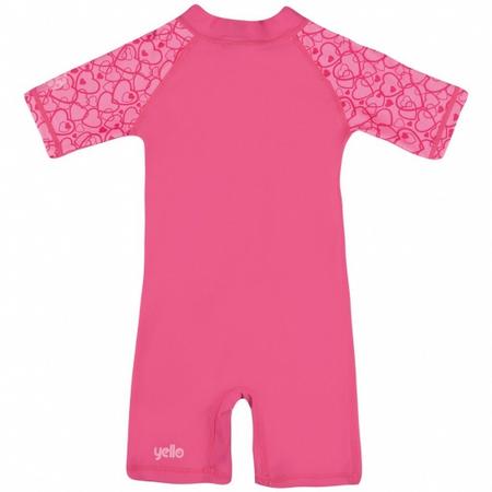Yello UV werende suit hearts meisjes roze 3 4 jaar