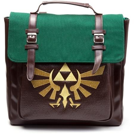 Zelda - Backpack With Embossing and Embroidered Golden Triforce Logo