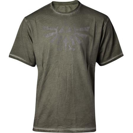 Zelda - Distressed Hyrule Logo Vintage T-shirt