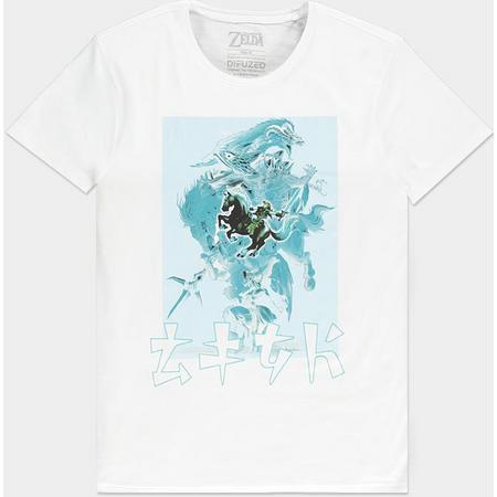 Zelda - Fighting Zelda White Men\s T-shirt