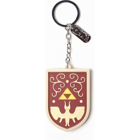 Zelda - Hero\s Shield 3D Rubber Keychain with Charm