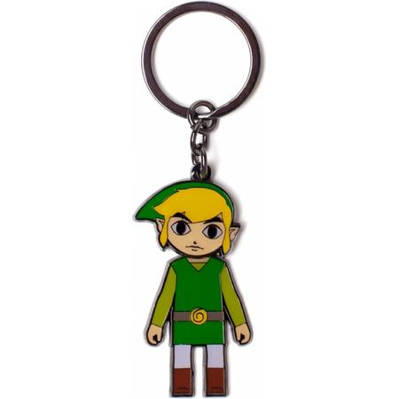 Zelda - Link with Moveable Head Metal Keychain