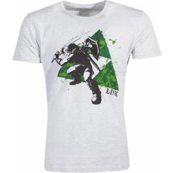 Zelda - Splatter Triforce Men\s T-shirt
